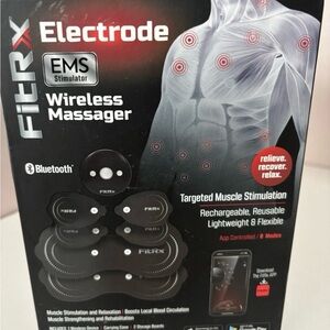 FitRx Electrode Wireless Massager EMS Stimulator Bluetooth App Control
